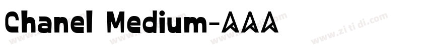 Chanel Medium字体转换 Chanel Medium字体转换